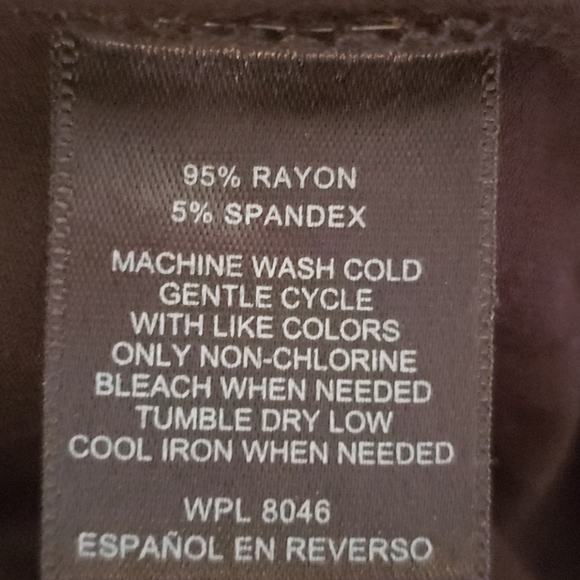 inc International Concepts Black Tee - Picture 6 of 7